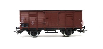 Piko H0 5/6445/020 gedeckter Güterwagen Flachdachwagen 110 847 DR OVP (700G)