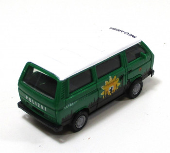 Herpa H0 1/87 Automodell VW-Bus Info-Mobil Polizei