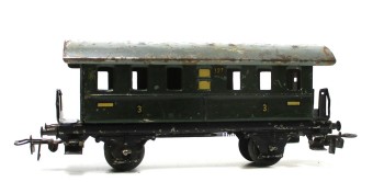 Märklin H0 327 Personenwagen 3.Klasse Ci Blech ohne OVP (4984g)