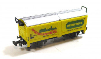 Minitrix N Güterwagen Schiebedachwagen Tcs MINITRIX ohne OVP (Z208/08)