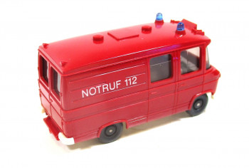 Wiking H0 1/87 (3) MB Feuerwehr Rettungswagen rot ohne OVP