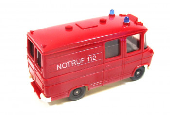 Wiking H0 1/87 (5) MB Feuerwehr Rettungswagen rot ohne OVP