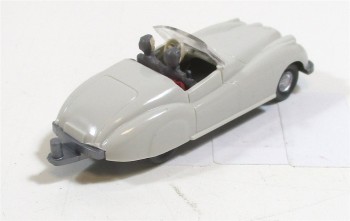 Wiking H0 1/87 (1) Jaguar Sport PKW Cabriolet mit AHK hellgrau ohne OVP 