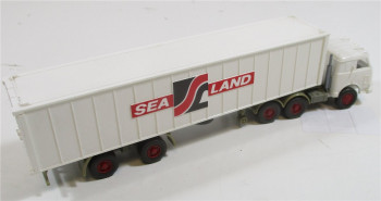Wiking H0 1/87 LKW US Containersattelzug mit 40ft Container SEALAND ohne OVP 