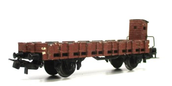 Märklin 321 Rungenwagen mit Bremserhaus ohne OVP (1461g)