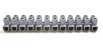 Elastik-Lüsterklemmen 1 Stück grau 12 Klemmen (Z58)