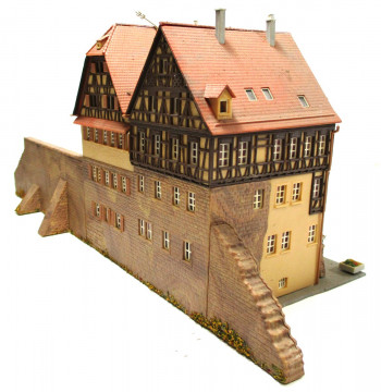 Fertigmodell N Kibri 7146 Häuser auf der Mauer Schwäbisch Hall (HN-1049g)