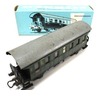 Märklin H0 4002 Personenwagen 2. Klasse Blech Licht OVP (2641g)