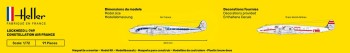 Heller 1:72 56310 STARTER KIT L-749 Constellation A.F.