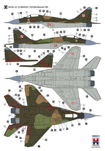 Hobby 2000 1:48 48023 MiG-29 Polish Air Force