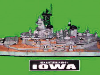 Trumpeter 1:700 5701 Schlachtschiff USS Iowa BB-61 1984