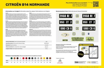 Heller 1:24 80729 Citroen B14 Normande