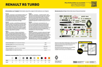 Heller 1:24 56717 STARTER KIT Renault R5 Turbo