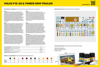 Heller 1:32 57704 STARTER KIT F12-20 & Timber Semi Trailer