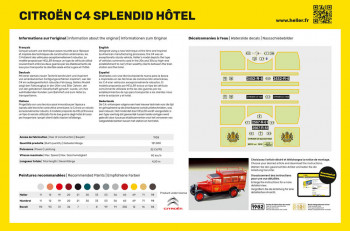 Heller 1:24 80713 Citroen C4 Splendid Hotel