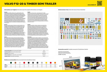 Heller 1:32 81704 F12-20 & Timber Semi Trailer