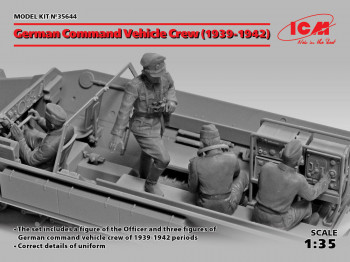 ICM 1:35 35644 German Command Vehicle Crew (1939-1942) (4 figures)