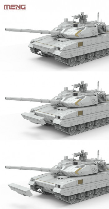 MENG-Model 1:35 TS-050 PLA ZTQ15 Light Tank w/Add-On Armor