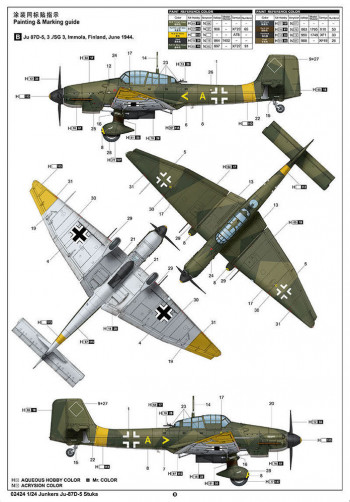 Trumpeter 1:24 2424 Junkers Ju-87D-5 Stuka