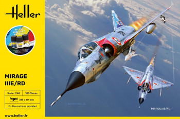 Heller 1:48 35422 STARTER KIT Mirage IIIE/RD