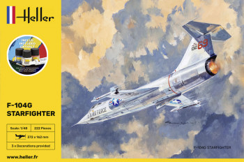 Heller 1:48 35520 STARTER KIT F-104G Starfighter