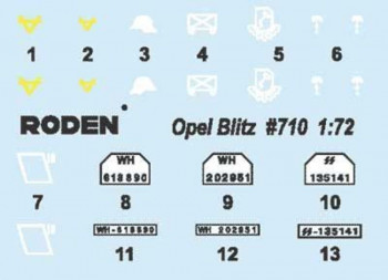 Roden 1:72 710 Opel Blitz (Kfz.305, 4x2)