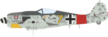 Eduard Plastic Kits 1:72 7463 Fw 190A-8 standard wings 1/72