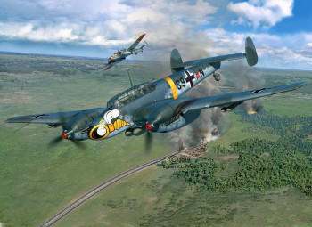 Revell 1:32 4961 Messerschmitt Bf110 C-2/C-7