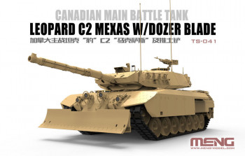 MENG-Model 1:35 TS-041 Canadian Main Battle Tank Leopard C2 MEXAS w/Dozer Blade