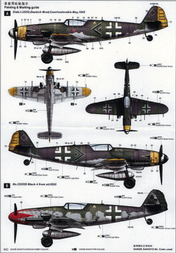 Trumpeter 1:24 2418 Messerschmitt Bf109 K-4