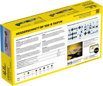 Heller 1:72 80231 Messerschmitt Bf 108 B Taifun