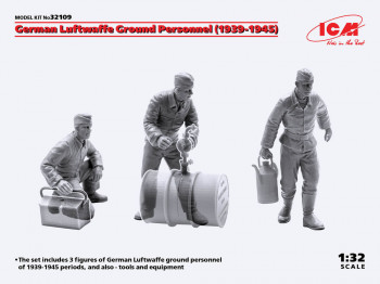 ICM 1:32 32109 German Luftwaffe Ground Personnel(1939-1945)(3 figures)
