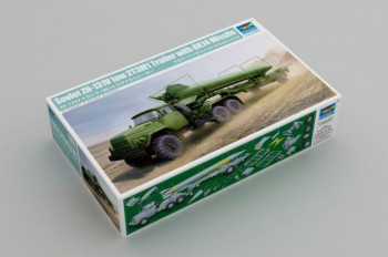 Trumpeter 1:35 1081 Soviet Zil-131V tow 2T3M1 Trailer with 8K14 Missile