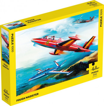 Heller  20510 Puzzle Fouga Magister 1000 Pieces
