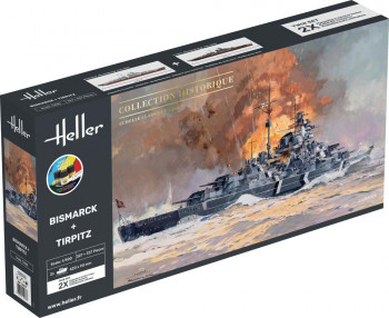 Heller 1:400 55078 STARTER KIT Bismarck + Tirpitz TWINSET