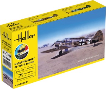 Heller 1:72 56231 STARTER KIT Messerschmitt Bf 108 B Taifun