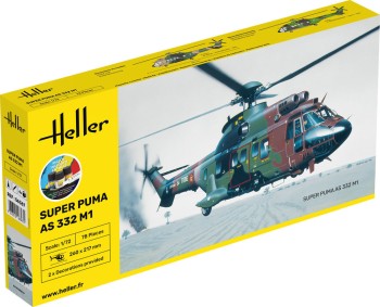 Heller 1:72 56367 STARTER KIT Super Puma AS 332 M0