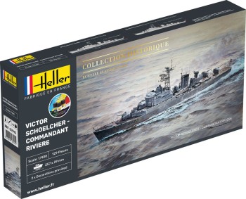 Heller 1:400 57015 STARTER KIT VICTOR SCHOELCHER - COMMANDANT RIVIERE