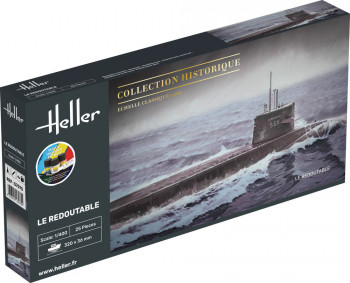 Heller 1:400 57075 STARTER KIT U-Boot S/M Redoutable