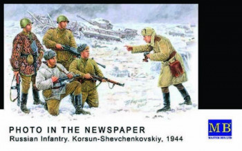 Master Box Ltd. 1:35 MB3529 Russische Infanterie Korsun 1944 Photo for the Newspaper