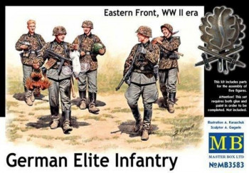 Master Box Ltd. 1:35 MB3583 German Elite infantry,Eastern Front WWII