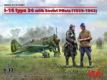 ICM 1:32 32007 I-16 type 24 with Soviet Pilots(1939-42) Limited
