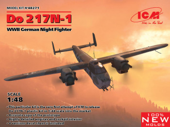 ICM 1:48 48271 Do 217N-1,WWII German Night Fighter (100% new molds)