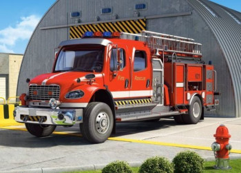 Castorland  B-12831-1 Fire Engine,Puzzle 120 Teile