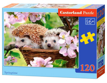 Castorland  B-13319-1 Springtime, Puzzle 120 Teile