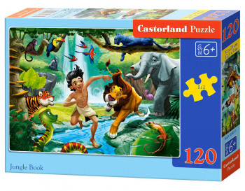 Castorland  B-13487-1 Jungle Book, Puzzle 120 Teile