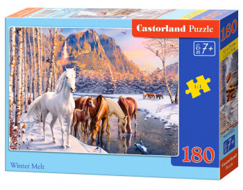 Castorland  B-018505 Winter Melt Puzzle 180 Teile