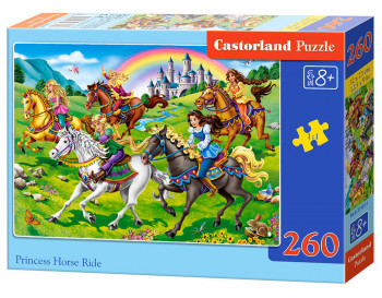 # Castorland  B-27507-1 Princess Horse Ride,Puzzle 260 Teile