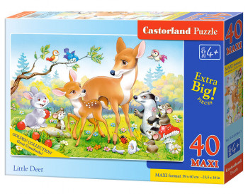Castorland  B-040384-1 Little Deer Puzzle 40 Teile