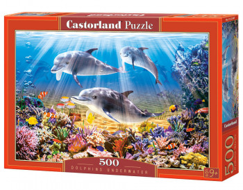 # Castorland  B-52547 Dolphins Underwater,Puzzle 500 Teile